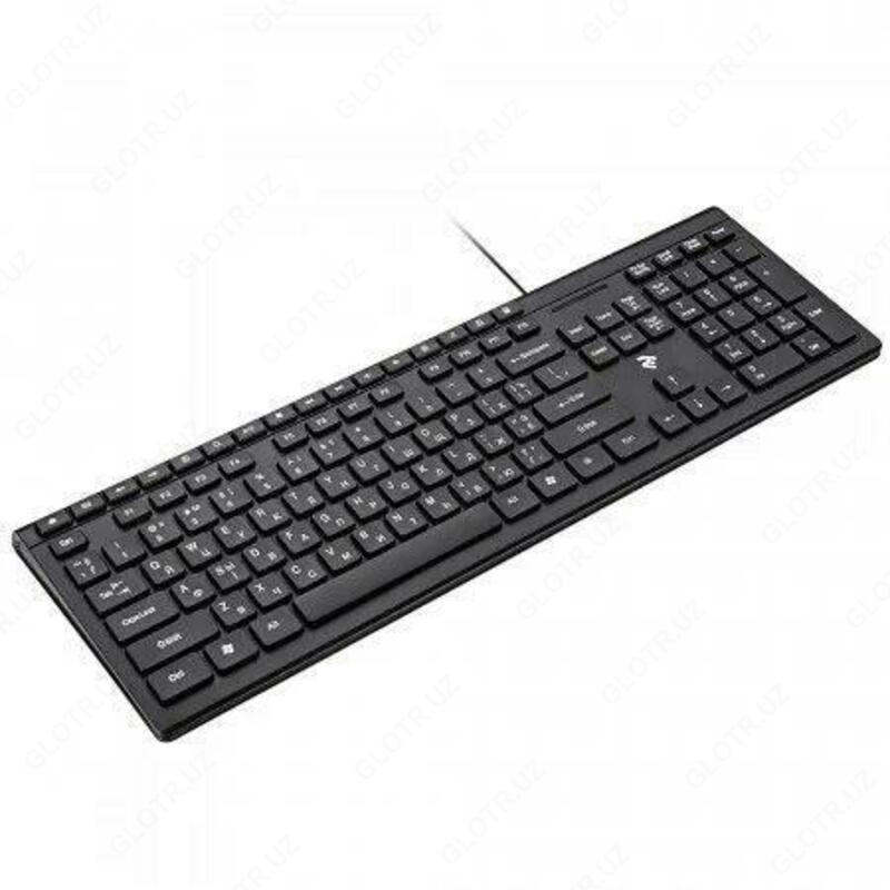 Klaviatura 2E KM1020 yupqa USB