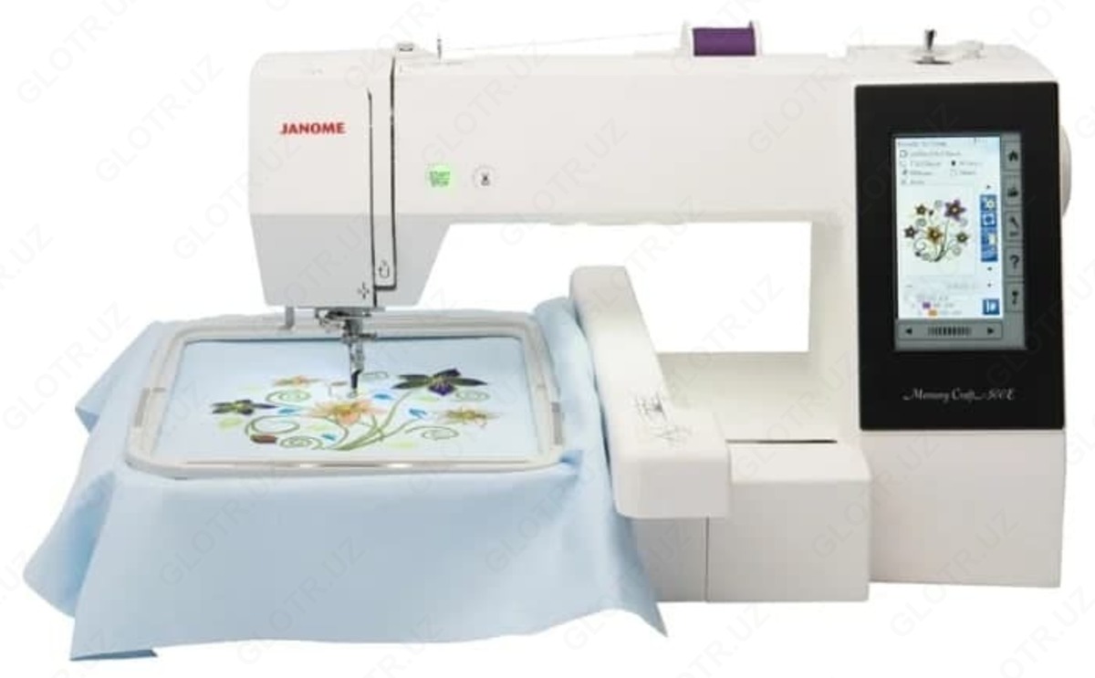 Вышивальная машина Janome Memory Craft 500E (MC 500), цена 20 435 100 сум  от Mytech.uz, купить в Ташкенте, Узбекистан - фото и отзывы на Glotr.uz