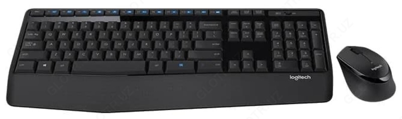 Клавиатура и мышь Logitech Wireless Combo MK345 Black USB