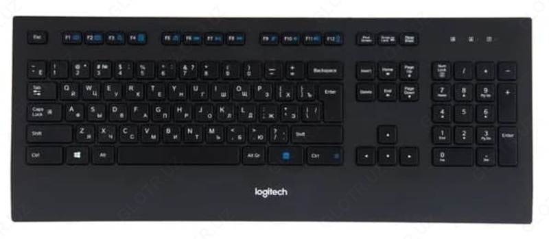 Клавиатура Logitech Corded Keyboard K280e Black USB