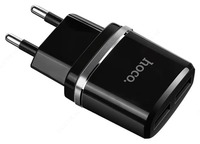  Сетевая зарядка Hoco C12 Smart + кабель microUSB - 