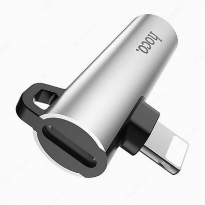 Переходник hoco LS21 Lightning на 3.5мм аудио конвертер