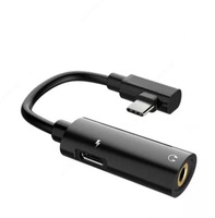 Переходник Hoco LS19 Type-C 2-in-1 Audio Converter