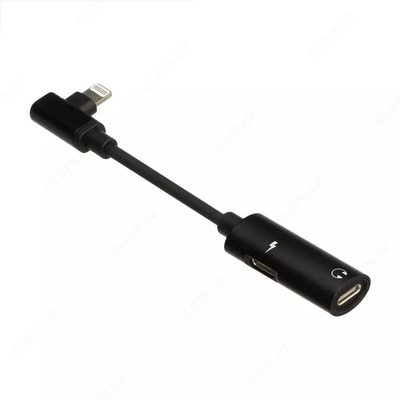 Ovoz adapteri HOCO LS18 Dual Lightning Digital Audio Converter