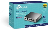Коммутатор TP-LINK TL-SG1005P Только в розницу