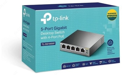 Коммутатор TP-LINK TL-SG1005P