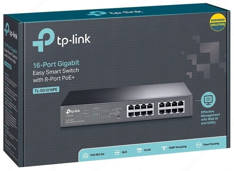 Коммутатор TP-LINK TL-SG1016PE