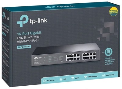 Коммутатор TP-LINK TL-SG1016PE
