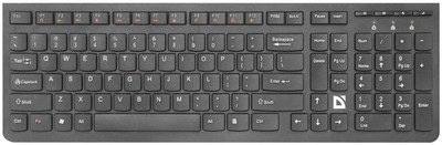Klaviatura va sichqoncha Defender Columbia C-775 Black USB