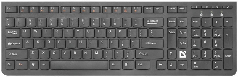 Klaviatura va sichqoncha Defender Columbia C-775 Black USB