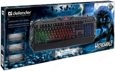 Игровая клавиатура Defender Werewolf GK-120DL