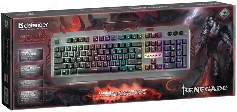  Oyin klaviaturasi Defender Renegade GK-640DL - 