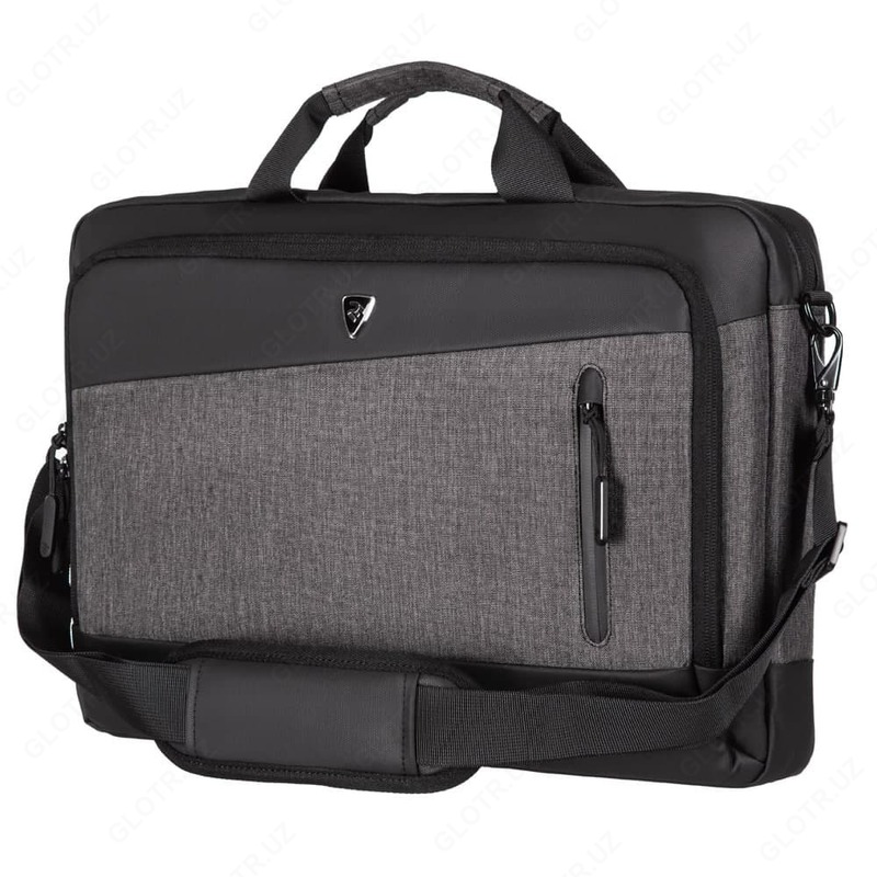Сумка для ноутбука 2E Laptop Bag Slant 16" Grey-Black