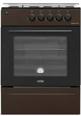 Газовая плита ARTEL Apetito 10-G ГП без гриля (коричневый)