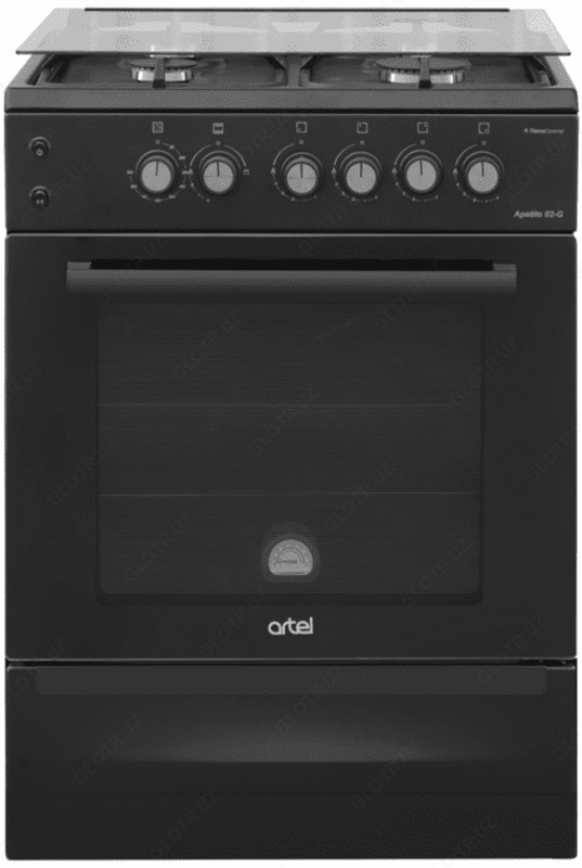 Gaz plitasi ARTEL Apetito 02-G CHU GP (qora mat)