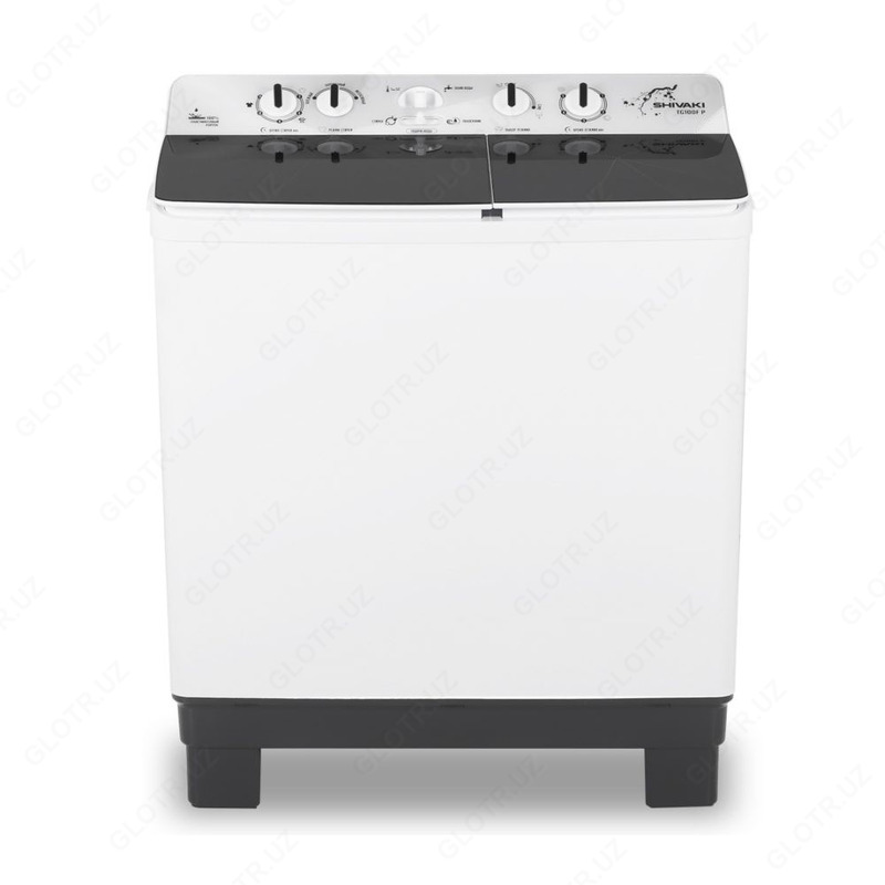 Kir yuvish mashinasi yarim avtomatik SHIVAKI TG100FP (10 kg) qora