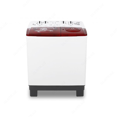 Kir yuvish mashinasi yarim avtomatik SHIVAKI TC100P (10 kg) qora / qizil