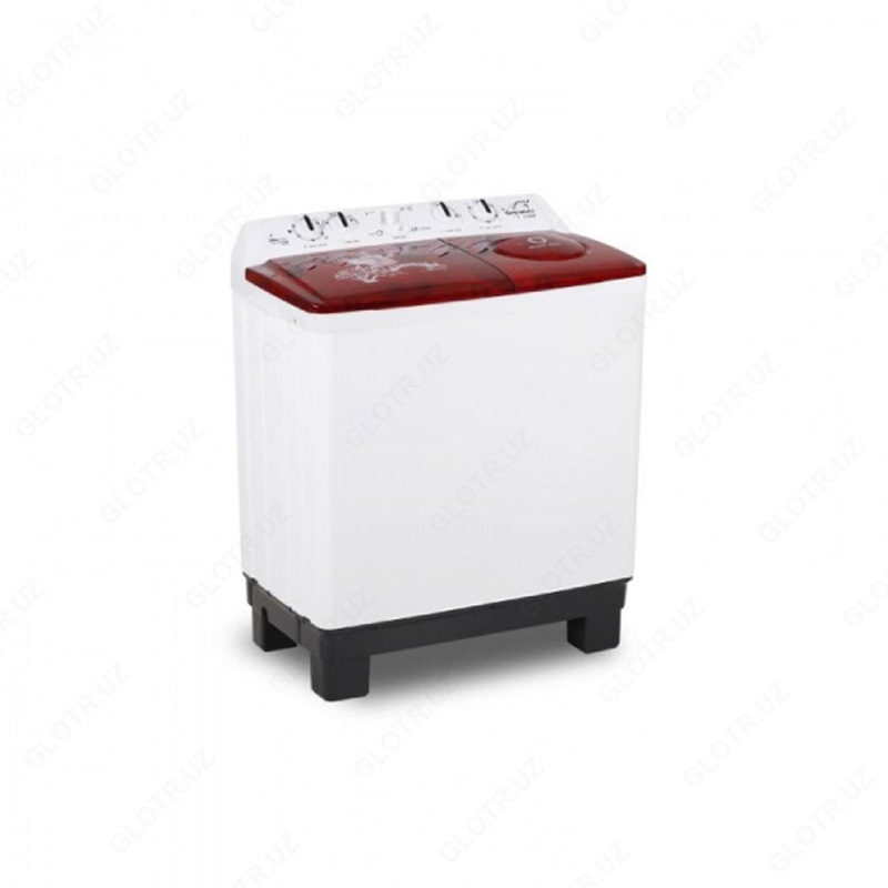 Стиральная машина полуавтомат SHIVAKI TС100P (10 кг) черный/красный