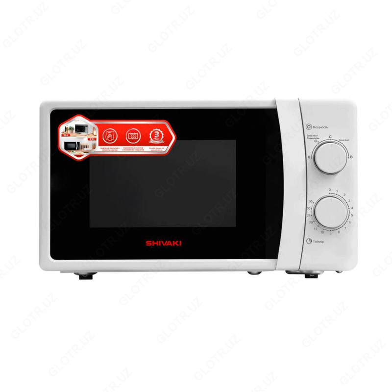 Mikroto'lqinli pech SHIVAKI 20MX74 oq