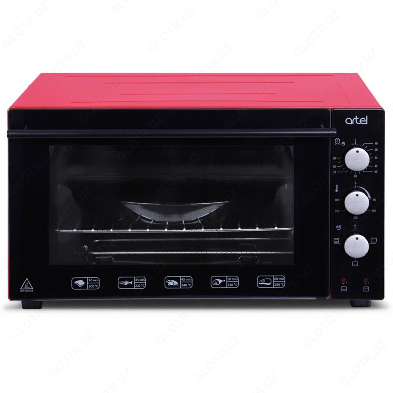 Mini-pech Artel ART-MD 4212 qora / qora / qizil Lux