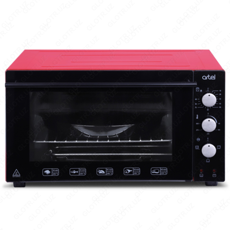 Мини-печь Artel MD-4218 Черный/черный/красный (эконом)