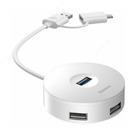 Хаб Baseus Round Box HUB adapter 12cm CAHUB-GB02