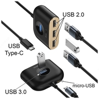 200 000 сум Хаб Baseus Square Round CAHUB-BY01