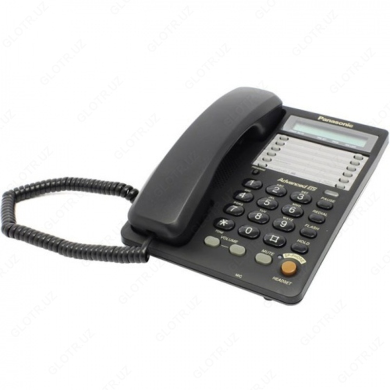 Panasonic KX-TS2365UAB telefoni bir marta bosish, LCD, karnay, avtomatik terish