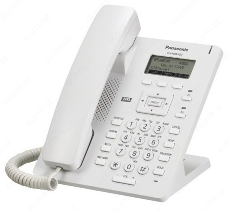 Panasonic KX-HDV100 VoIP telefoni oq