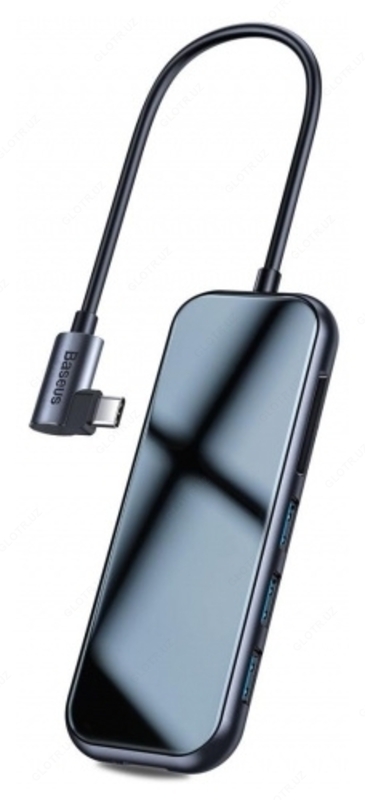 USB-концентратор Baseus Multi-functional HUB Type-C to 3xUSB+HDMI CAHUB-CZ0G разъемов: 4