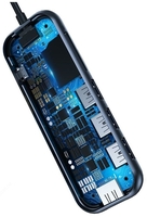  USB-концентратор Baseus Multi-functional HUB Type-C to 3xUSB+HDMI CAHUB-CZ0G разъемов: 4 Только в розницу