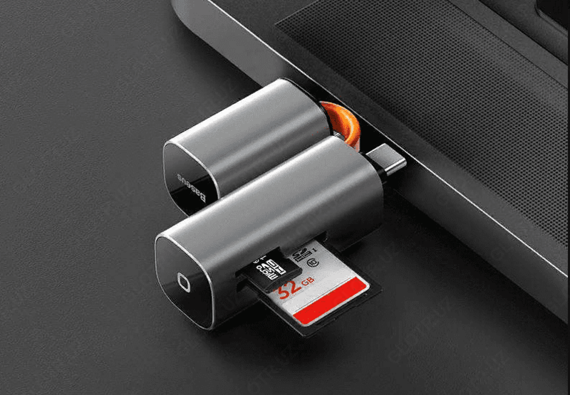 Картридер Baseus mini-cabin card reader CADKQ-A03