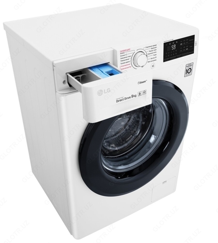 Стиральная машина LG Steam F4M5VS6W 9 кг