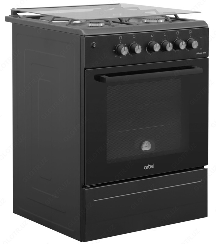 Комбинированная плита Artel Milagro 10-K KП (без гриля) черный матовый Чугун