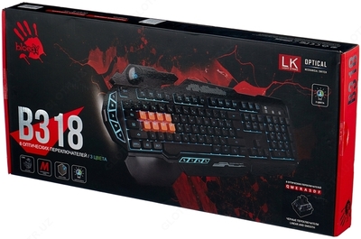 Игровая клавиатура Bloody B318 проводная