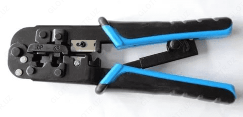 Универсальный инструмент для обжима разъемов RJ-45