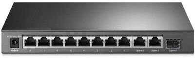 TP-Link TL-SL1311MP 8x100Mb 2G 1SFP 8PoE + 124W boshqarilmaydigan kalit.