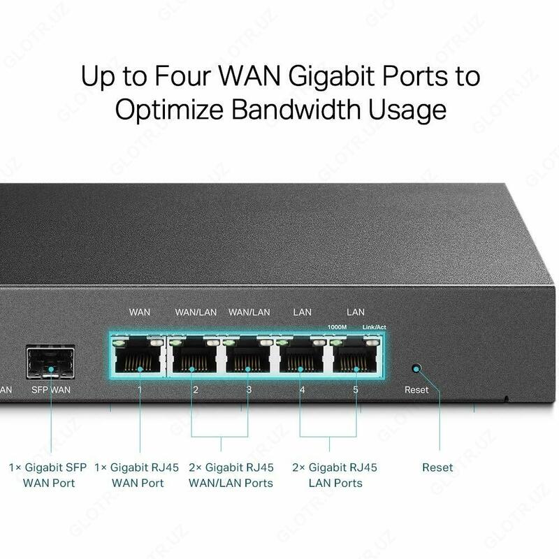 WAN uchun TP-Link ER7206 SafeStream Gigabit VPN router
