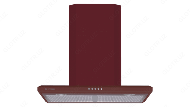 Кухонная вытяжка SHIVAKI shiv-1160 Rapido (бордовый)