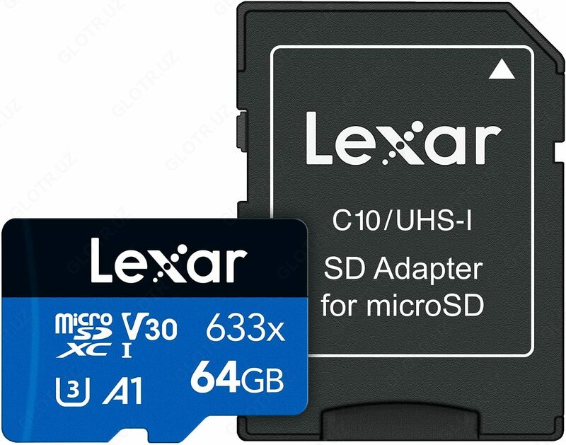 Карта памяти Lexar Micro SD 633X 64GB