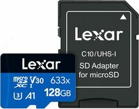 Карта памяти Lexar Micro SD 633X 128GB