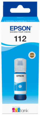 Epson 112 EcoTank Cyan ink bottle (6000 sahifa) 70ml