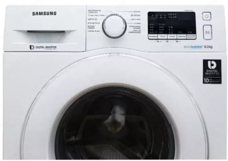 Стиральная машина Samsung EcoBubble WW60J4210JWOLD (6кг) White