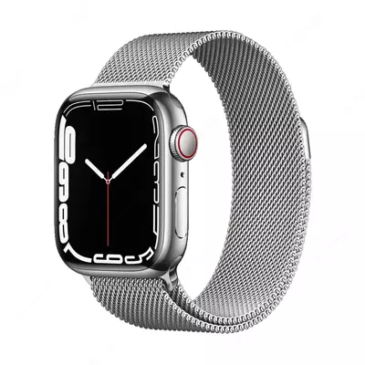 Смарт часы Apple Watch Series 7 GPS + Cellular, 45mm Stainless Steel Case with Milanese Loop