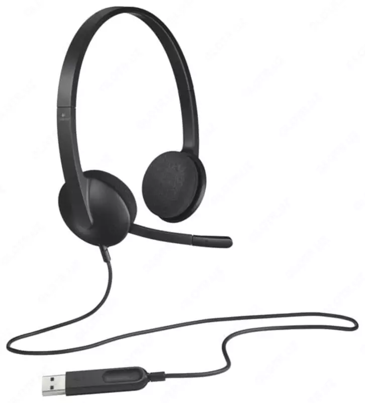 Kompyuter eshitish vositasi Logitech USB Headset H340