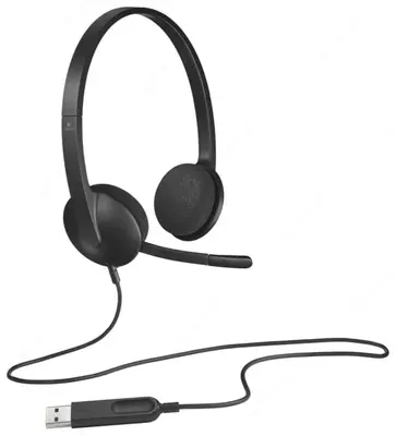 Компьютерная гарнитура Logitech USB Headset H340