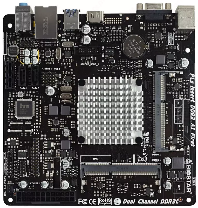 Материнская плата Biostar J3160NH