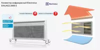  Конвектор ELECTROLUX EIH/AG2-2000 E (25 m2 2 кВт электронное управление) - 