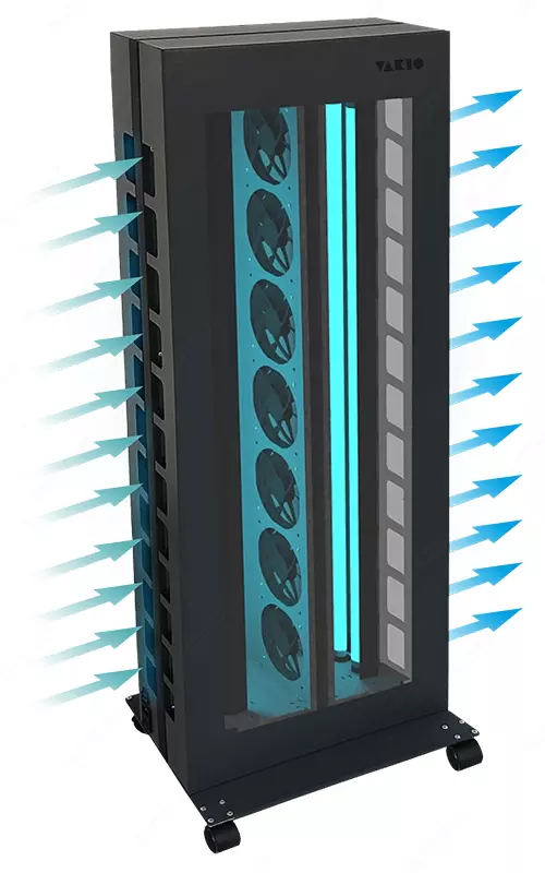  VAKIO REFLASH MAXI sanoat bakteritsid resirkulyatori - 