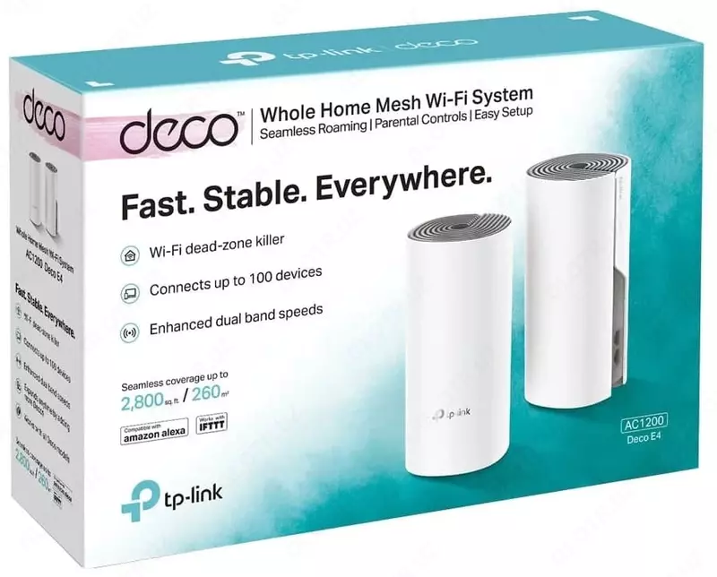 Wi-Fi Mesh система TP-LINK Deco E4 (2-pack)